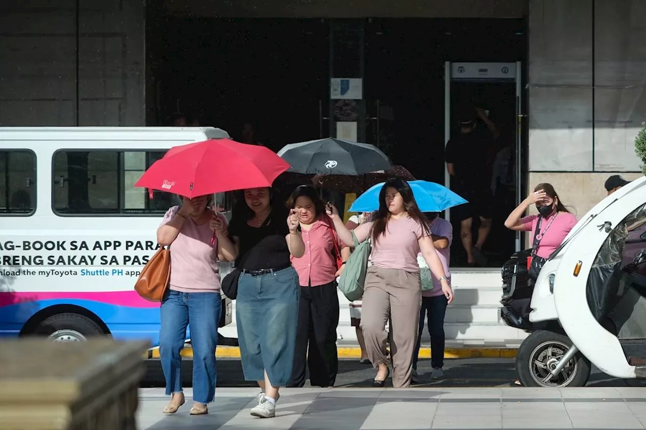 Easterlies to bring scattered rains over PH but 26 areas to experience 42-44 degrees Celsius heat indices