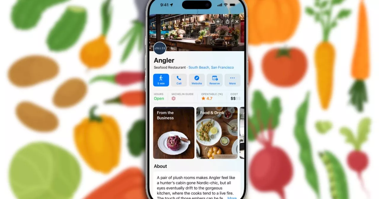Apple Maps will now help you dine at the finest with a side of golfing