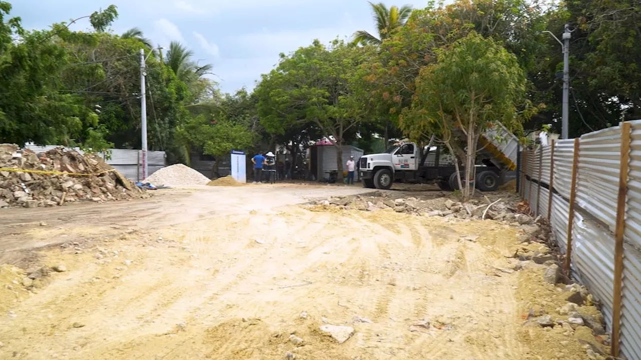 Distrito inicia obras de recuperación en el parque urbanización La Playa