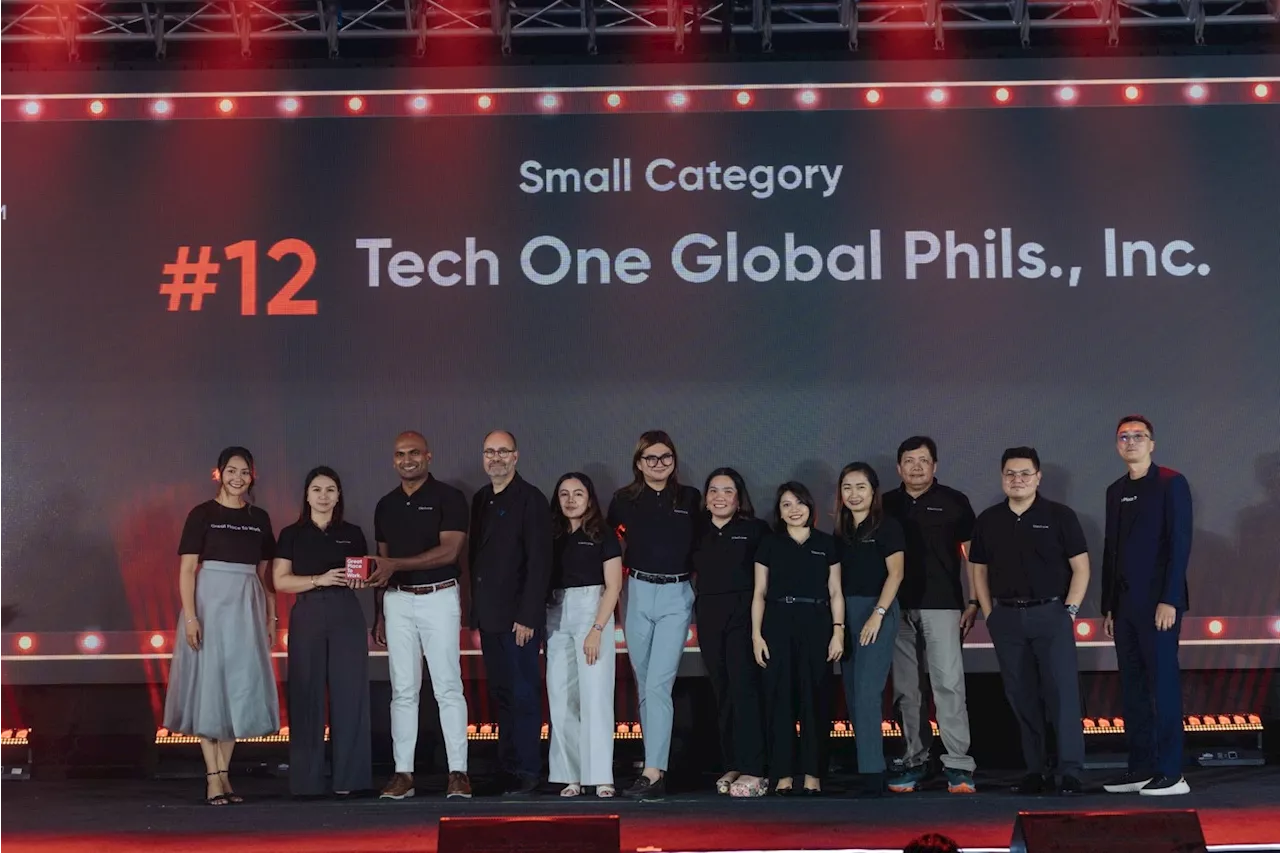Tech One Global Philippines Recognized Among Philippines’ Best Workplaces™ 2025