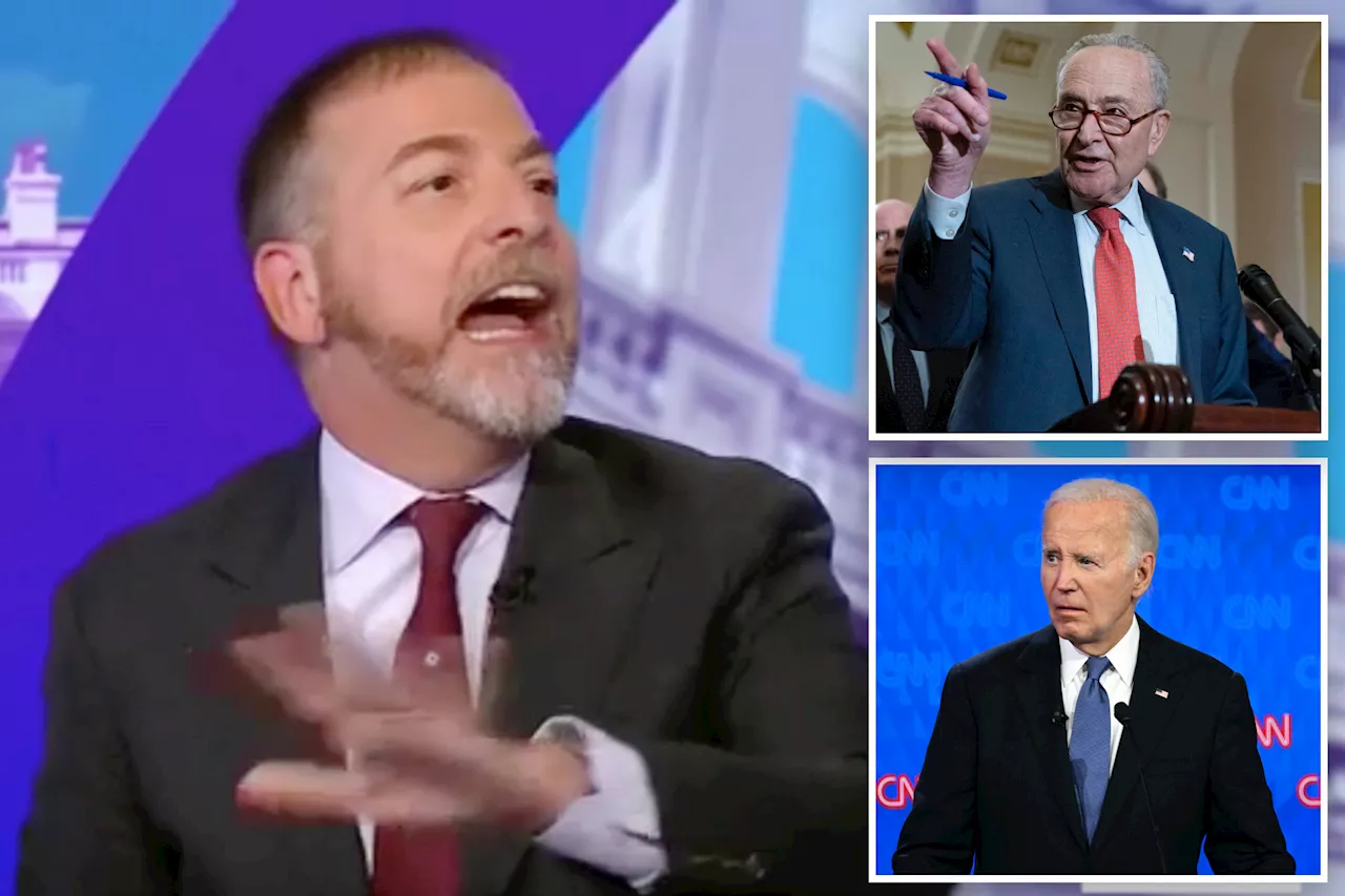 Chuck Todd rips Chuck Schumer over Biden decline cover-up: 'As responsible as anybody else'