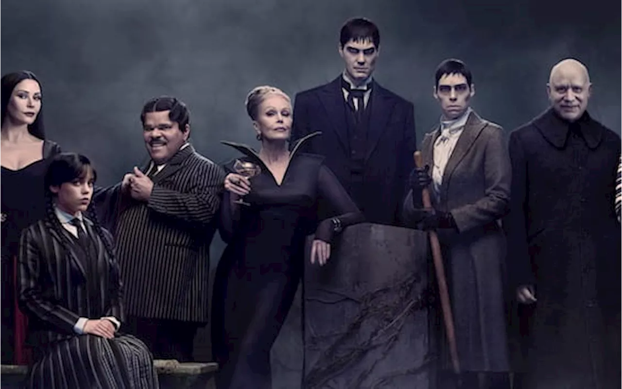 Mercoledì 2, Netflix pubblica il ritratto della famiglia Addams