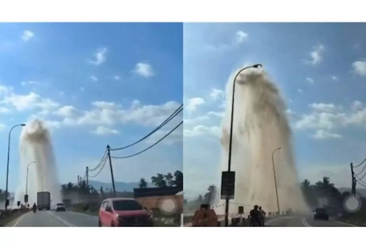 QuickCheck: Was a tall, gushing column of water spotted in Hulu Selangor?