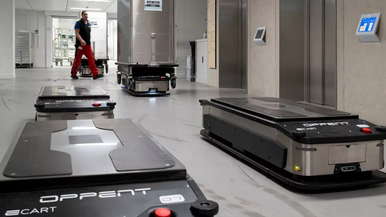 Roboter bringen das Essen oder die Medikamente: Das Kantonsspital Baden ist das neue Vorzeigeprojekt von Siemens