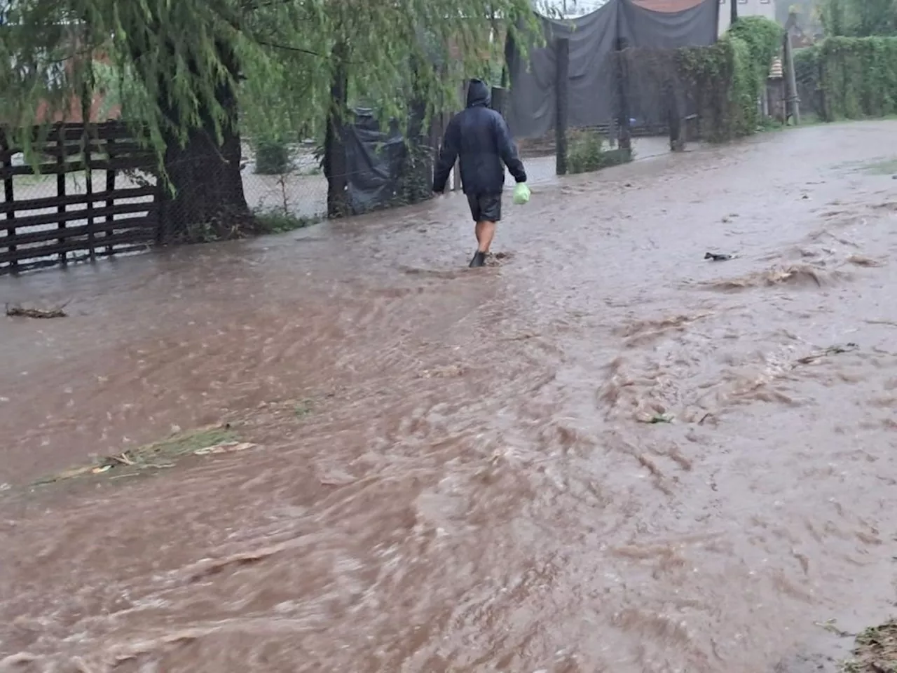 Alerta por lluvias fuertes en Zárate: el intendente pidió a la gente que 'no salga si no es urgente'
