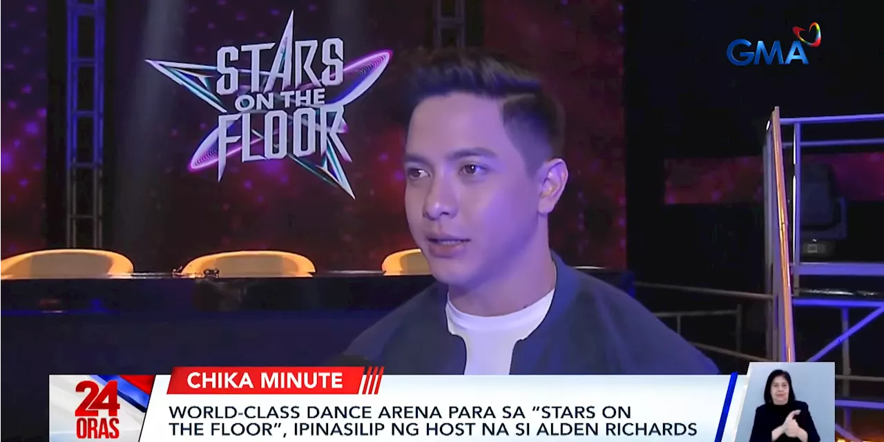 Alden Richards gives glimpse of dance arena for ‘Stars on the Floor’ 