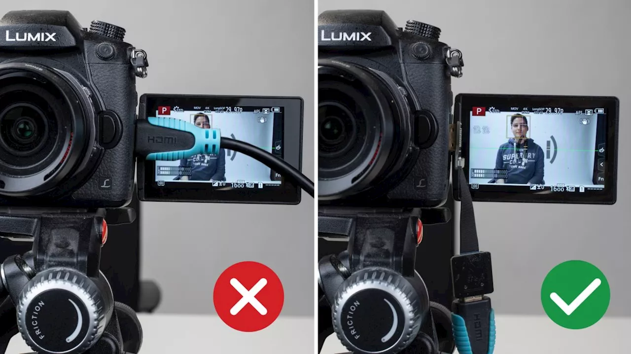 Ultra-flache HDMI-Adapterkabel für Digitalkameras konfektionieren