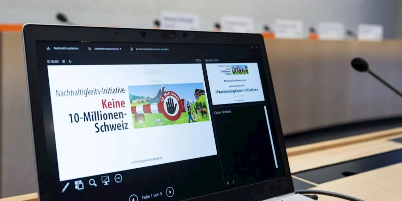 10-Millionen-Initiative: Parlamentskommission verschiebt Beratung
