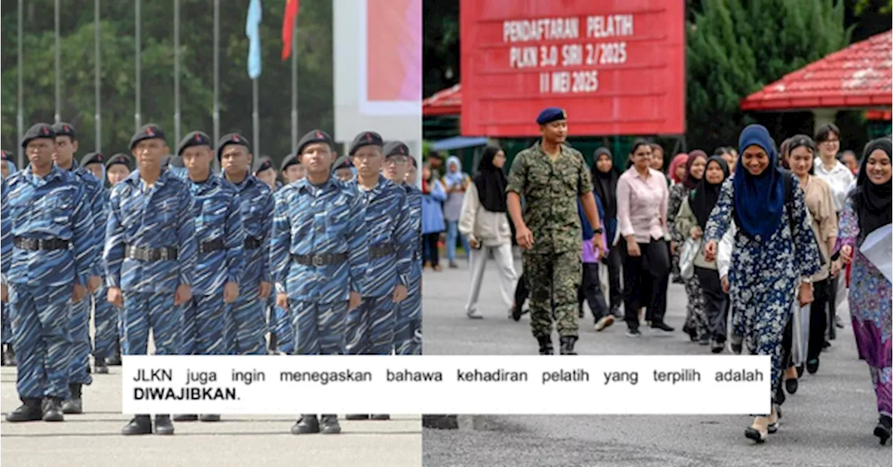 Over 200 Trainees Fail To Report For PLKN, May Face Jail Time Or Fine