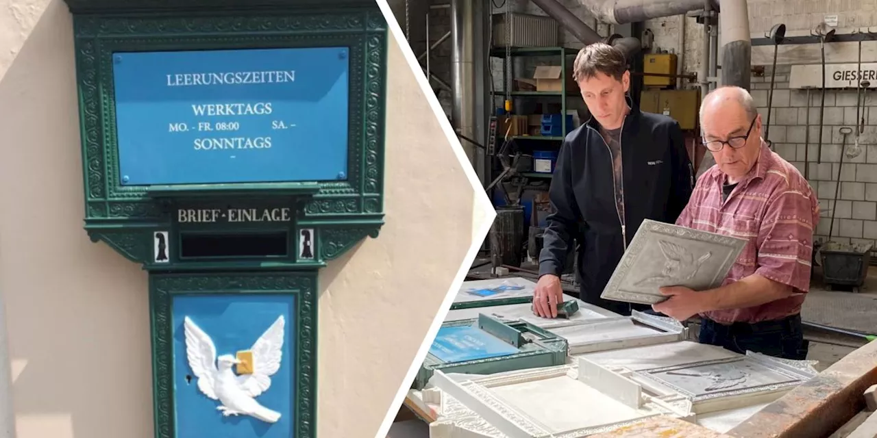 Die Post repariert historischen «Basler Dybli»-Briefkasten