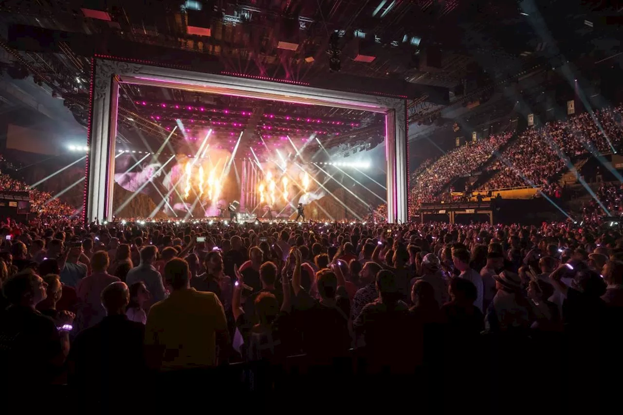 Lights, cameras, action at Eurovision Song Contest final