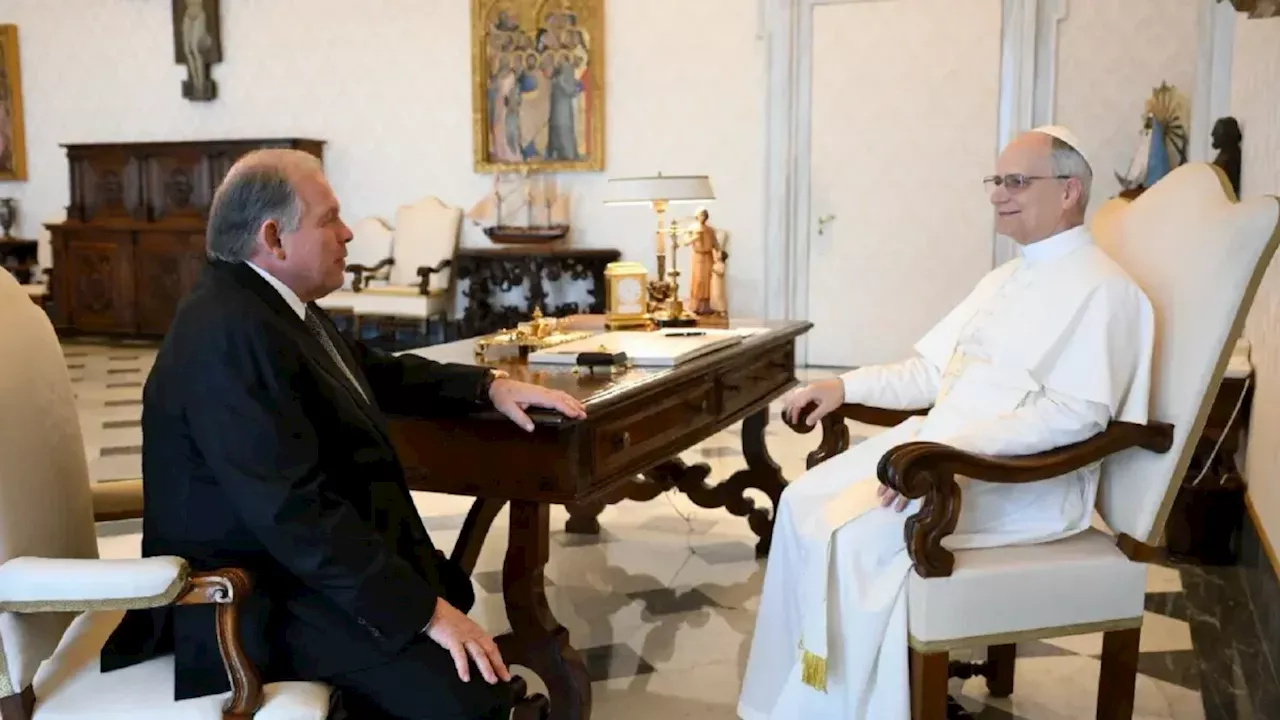 Gerardo Werthein visitó al papa León XIV y anticipó el arribo de Javier Milei al Vaticano