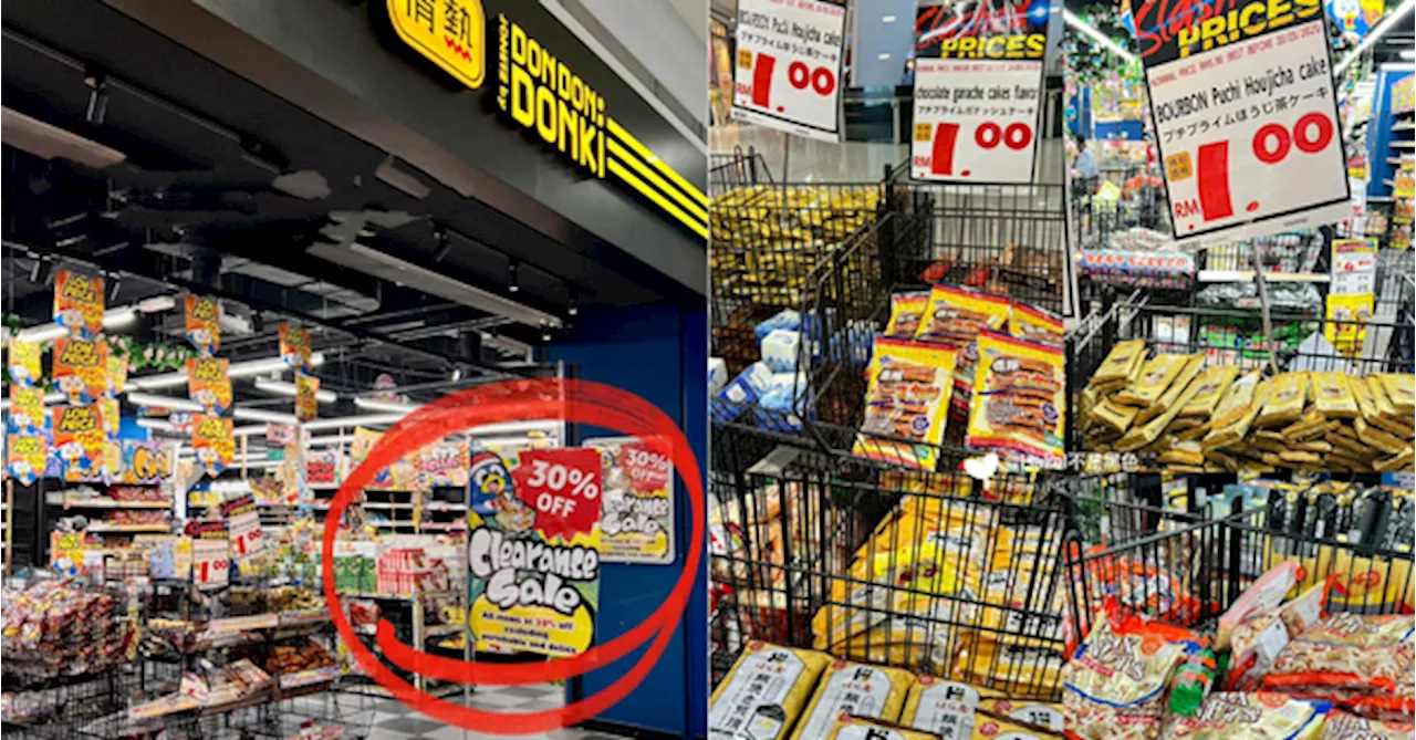Don Don Donki's NU Sentral Outlet Is Closing With 30% Off Everything