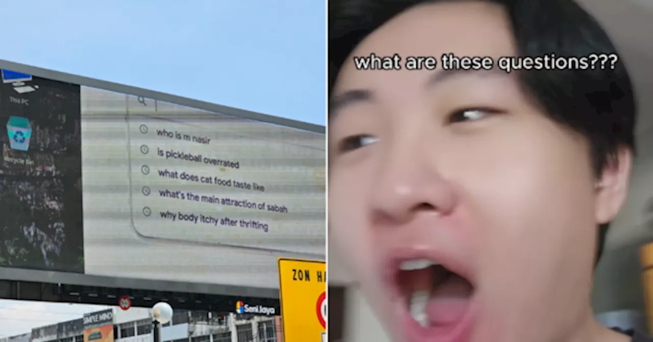[VIDEO] 'What Are These Questions?' — Local Influencer Reacts To Viral Billboard