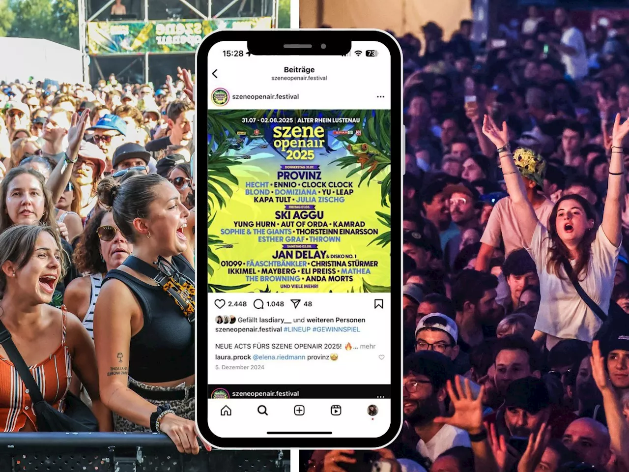 Das ist das Line-up für das Szene Openair 2025