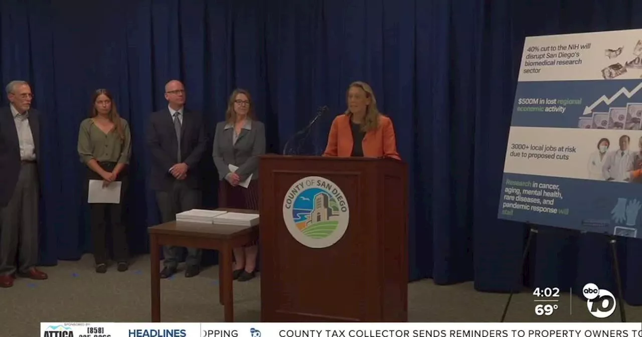 San Diego County supervisor & local researchers make voices heard on preserving NIH funding