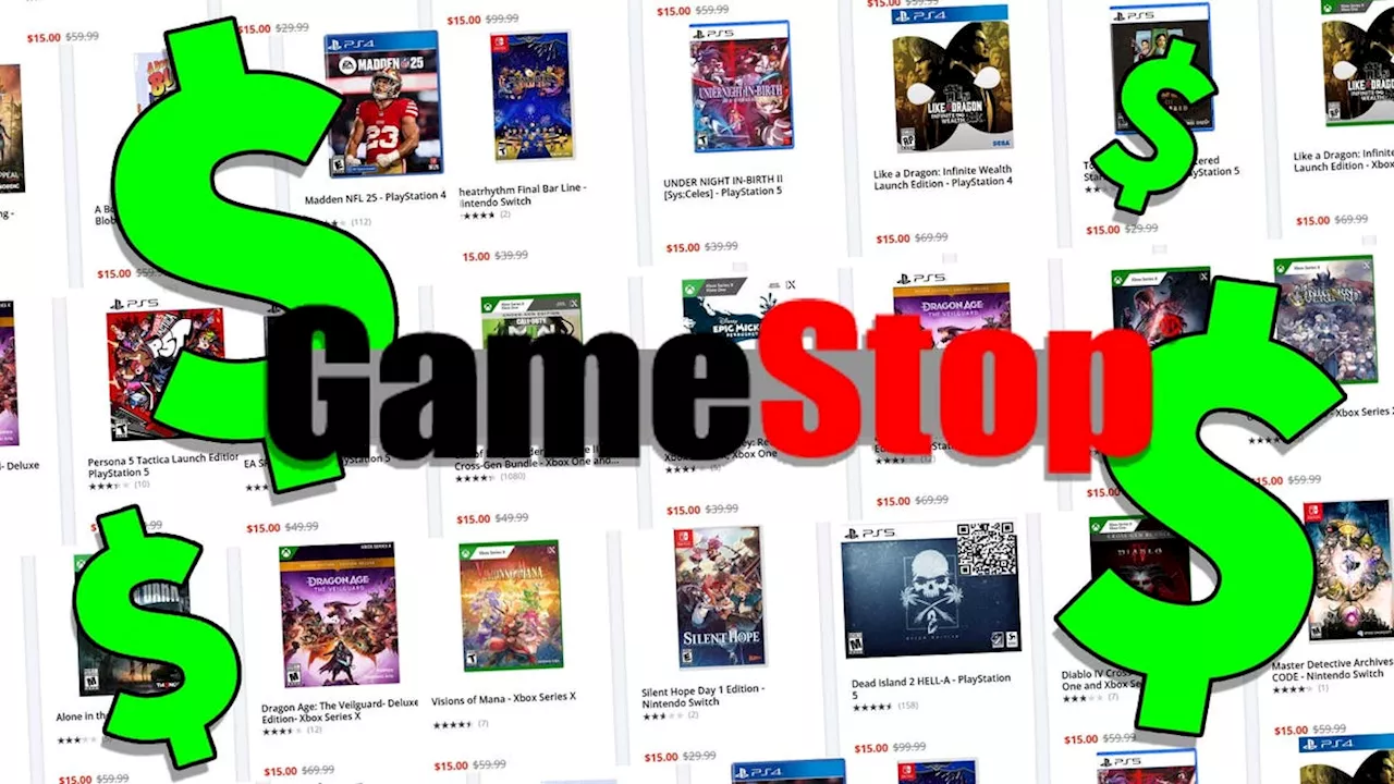 GameStop Is Selling A Ton Of Big Games For Just $15