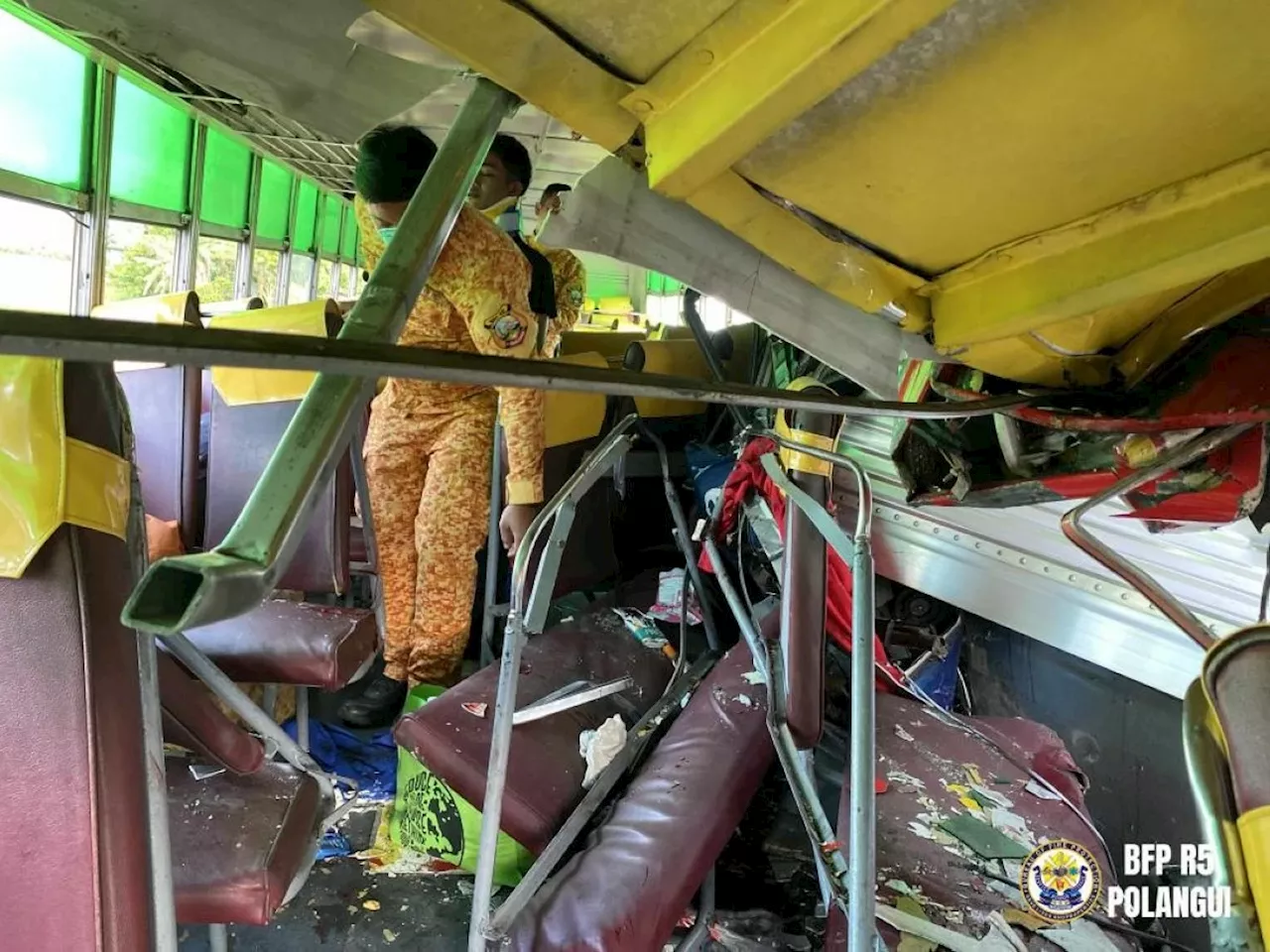 2 drivers killed, 16 passengers injured in Albay road crash