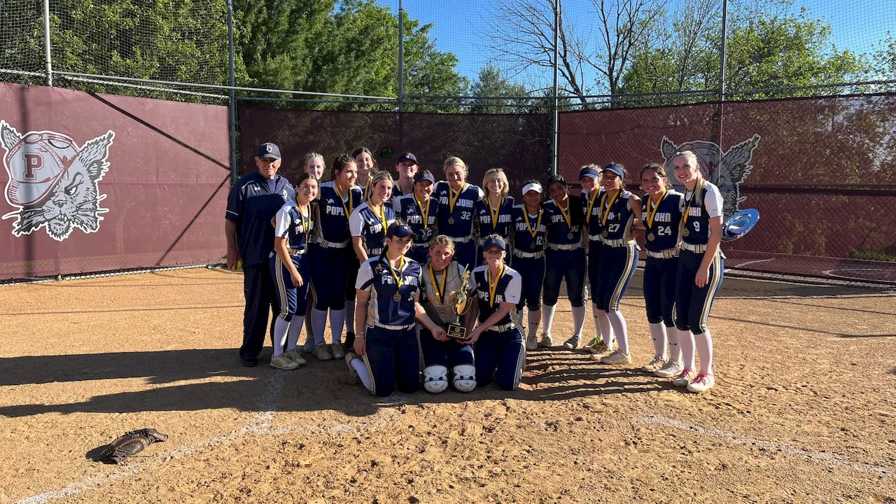 Pope John softball wins first H/W/S championship since 2017