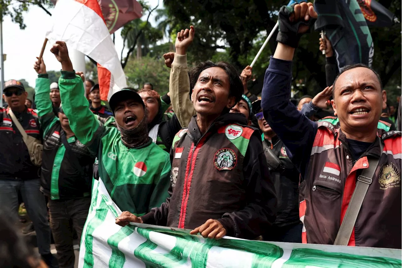 Grab, GoTo targeted by Indonesia drivers’ protest for better pay