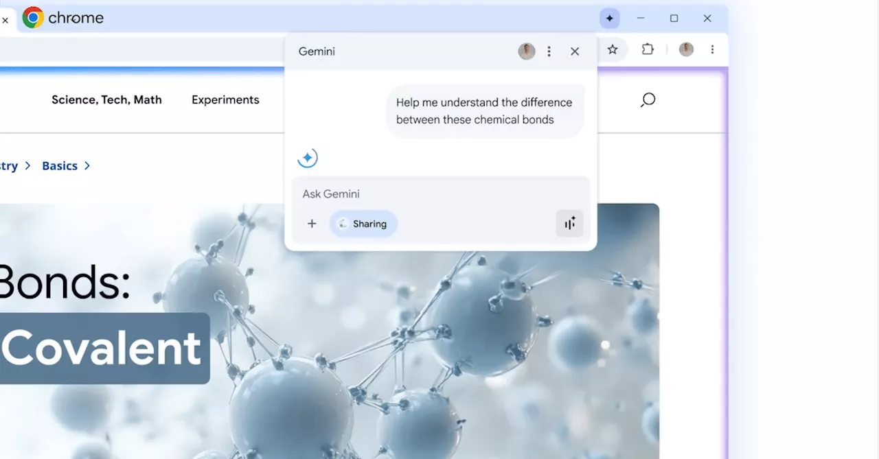 Google’s Gemini AI is coming to Chrome