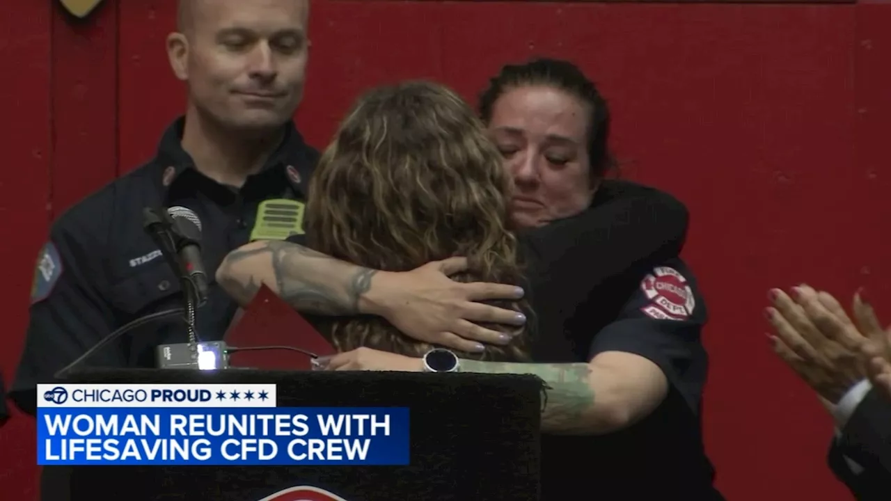 Cardiac arrest patient reunites with Chicago first responders who saved her life: 'Forever grateful'