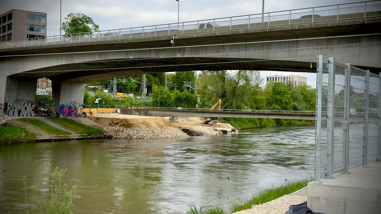 Ulm/Neu-Ulm: Neubau der Adenauerbrücke: Radweg wird donauaufwärts in Ulm und Neu-Ulm gesperrt