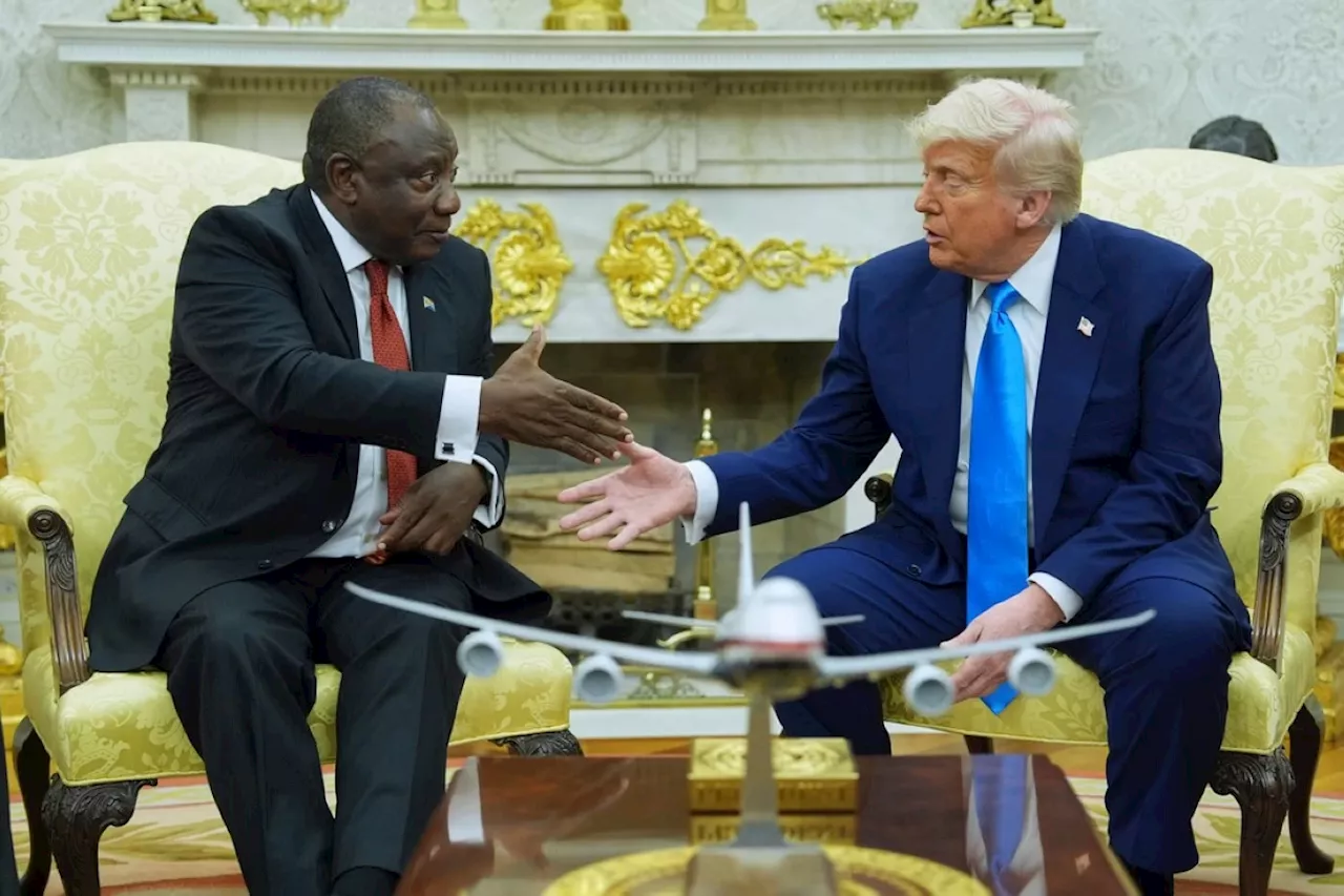 Trump confronts South African leader with baseless claims of the systematic killing of white farmers