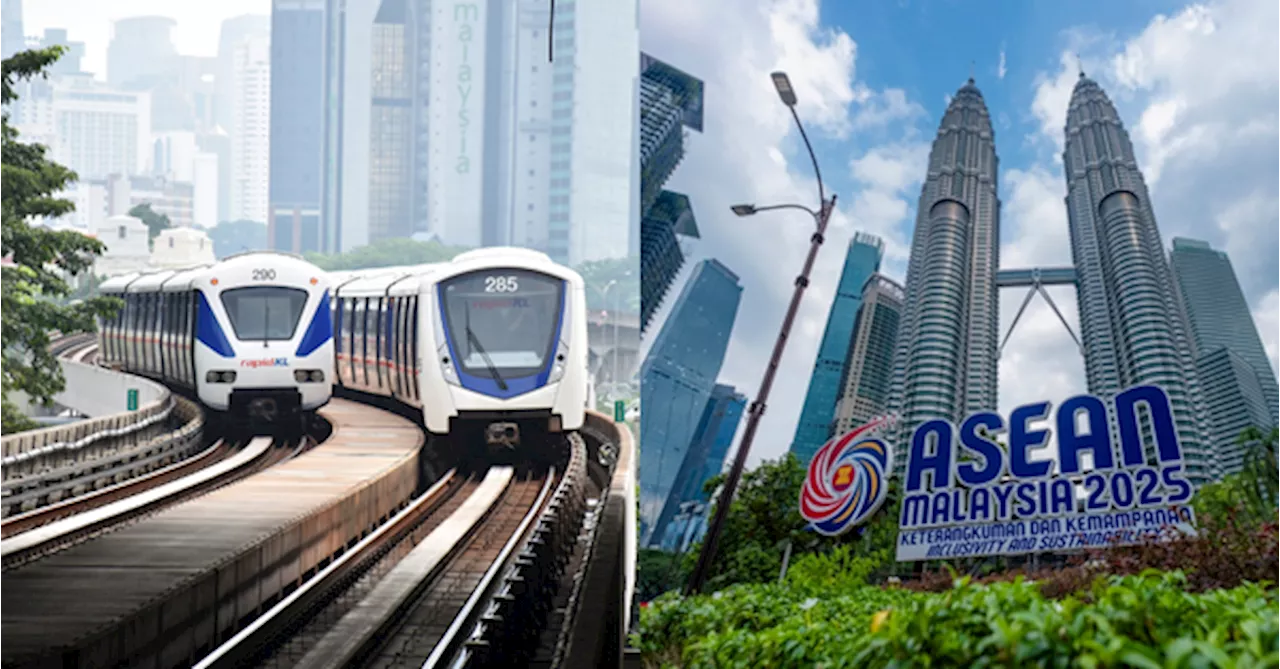Rapid KL Extends LRT, MRT & Monorail Peak Hours For ASEAN Summit. Here's What It Means