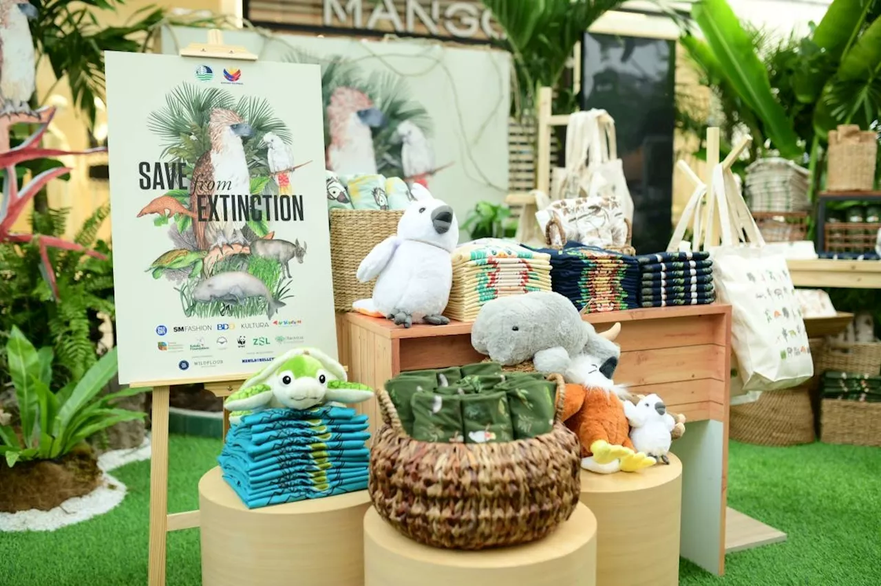 SM unveils new merch to support DENR's 'Save from Extinction' campaign