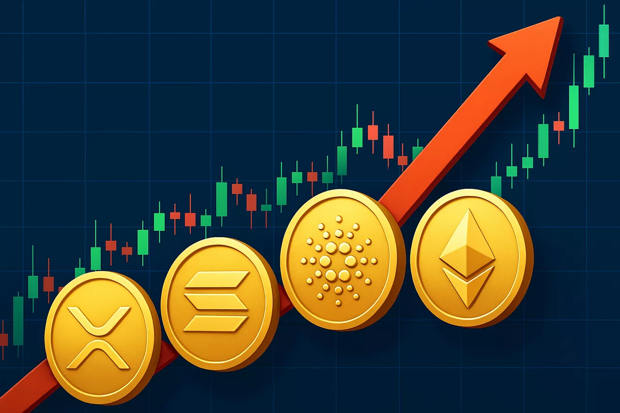 Schießen jetzt auch XRP, Solana, Cardano und Ethereum auf Rekordhochs? So hoch ist die Chance