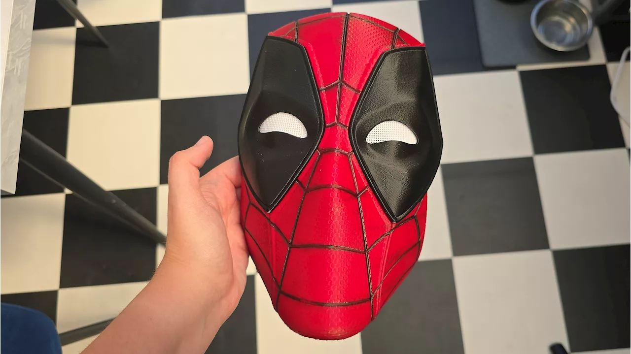 The brilliant 3D printer I used to print this Deadpool helmet is on sale 