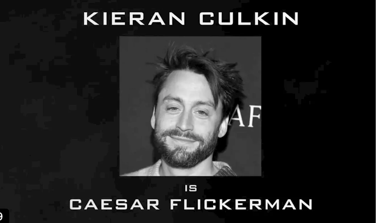Kieran Culkin is Caesar Flickerman in ‘The Hunger Games: Sunrise on the Reaping’ film