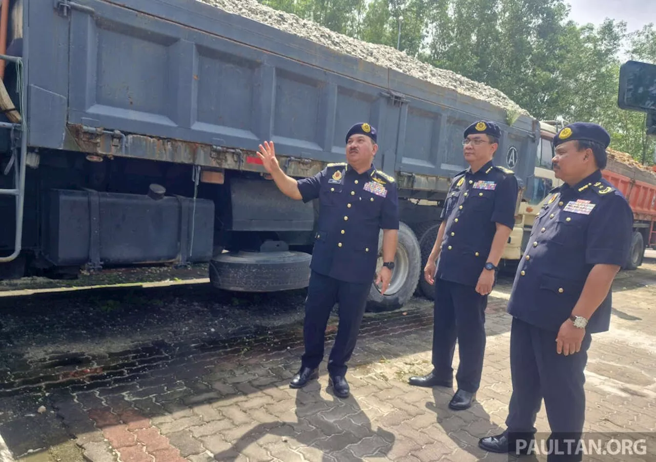 Tipper lorries among the highest number of heavy vehicles seized by JPJ in ops