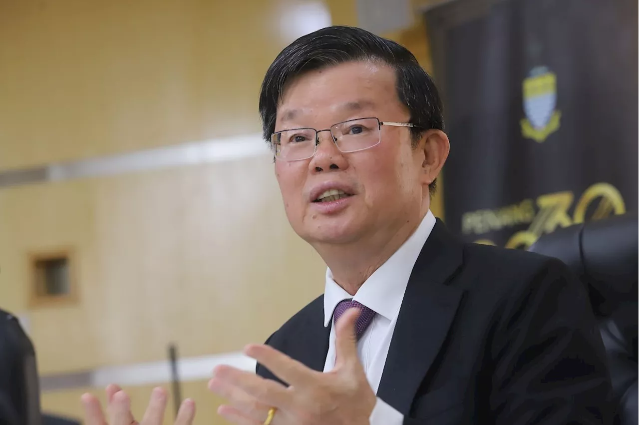 Chow aims for Penang govt to have RM1bil reserves by end of his term