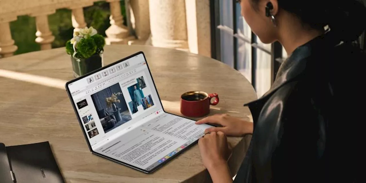 Huawei präsentiert Matebook Fold mit HarmonyOS
