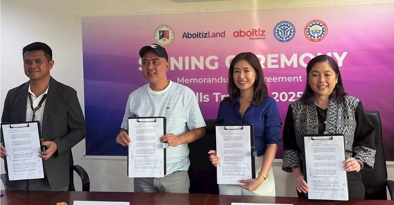 Aboitiz Land, Aboitiz Foundation partner with Tesda, LGU for construction skills program