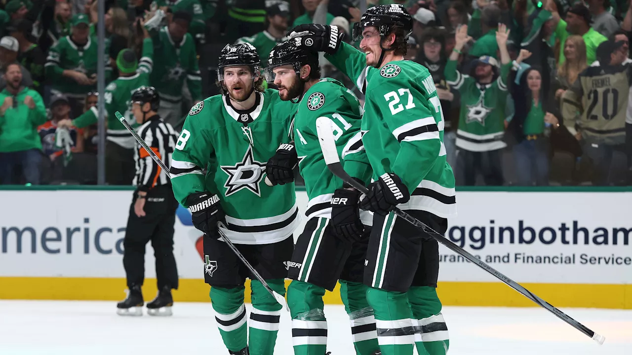 Stars rally with five goals in third period to beat Oilers in West Final opener