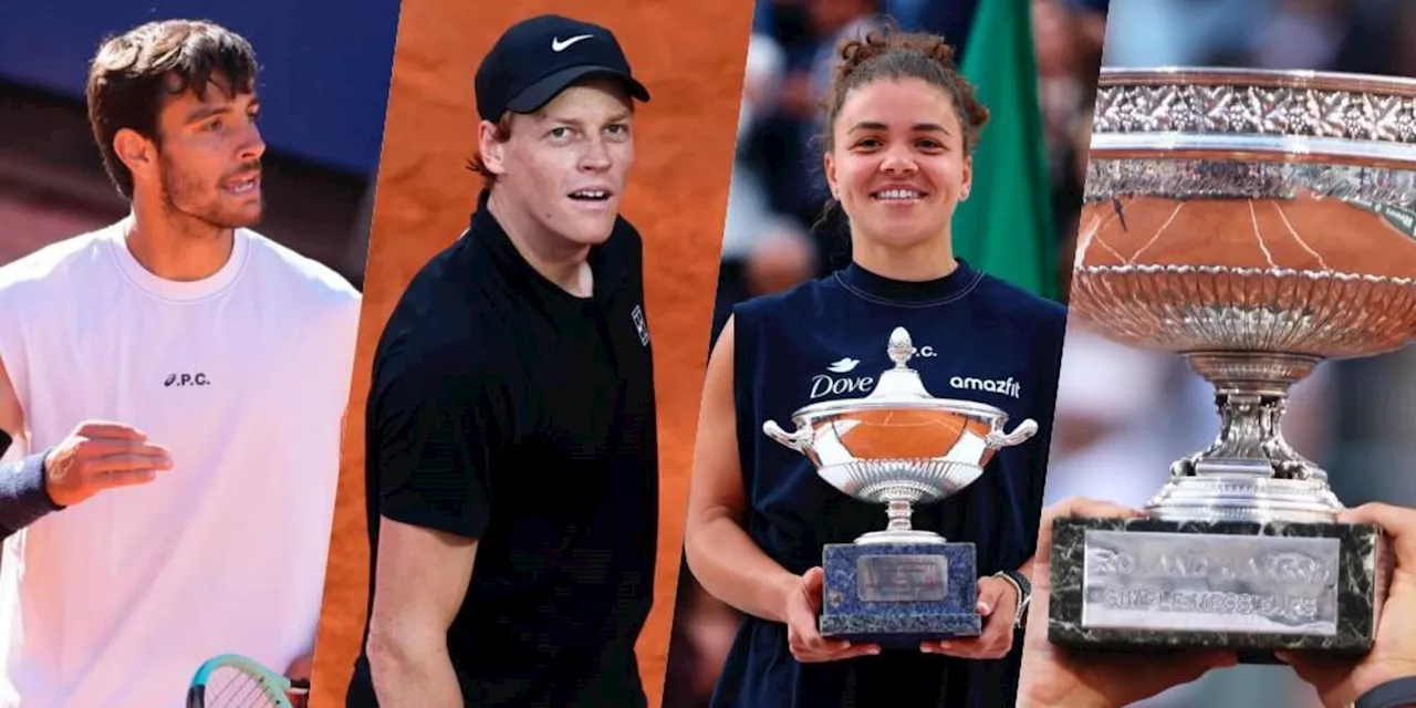 Sinner, Musetti, Paolini al Roland Garros: sorteggio, tabellone e incroci fino alla possibile finale