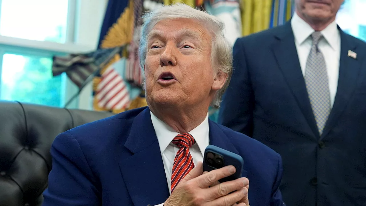Trump på pressträff: Söker inte en uppgörelse med EU