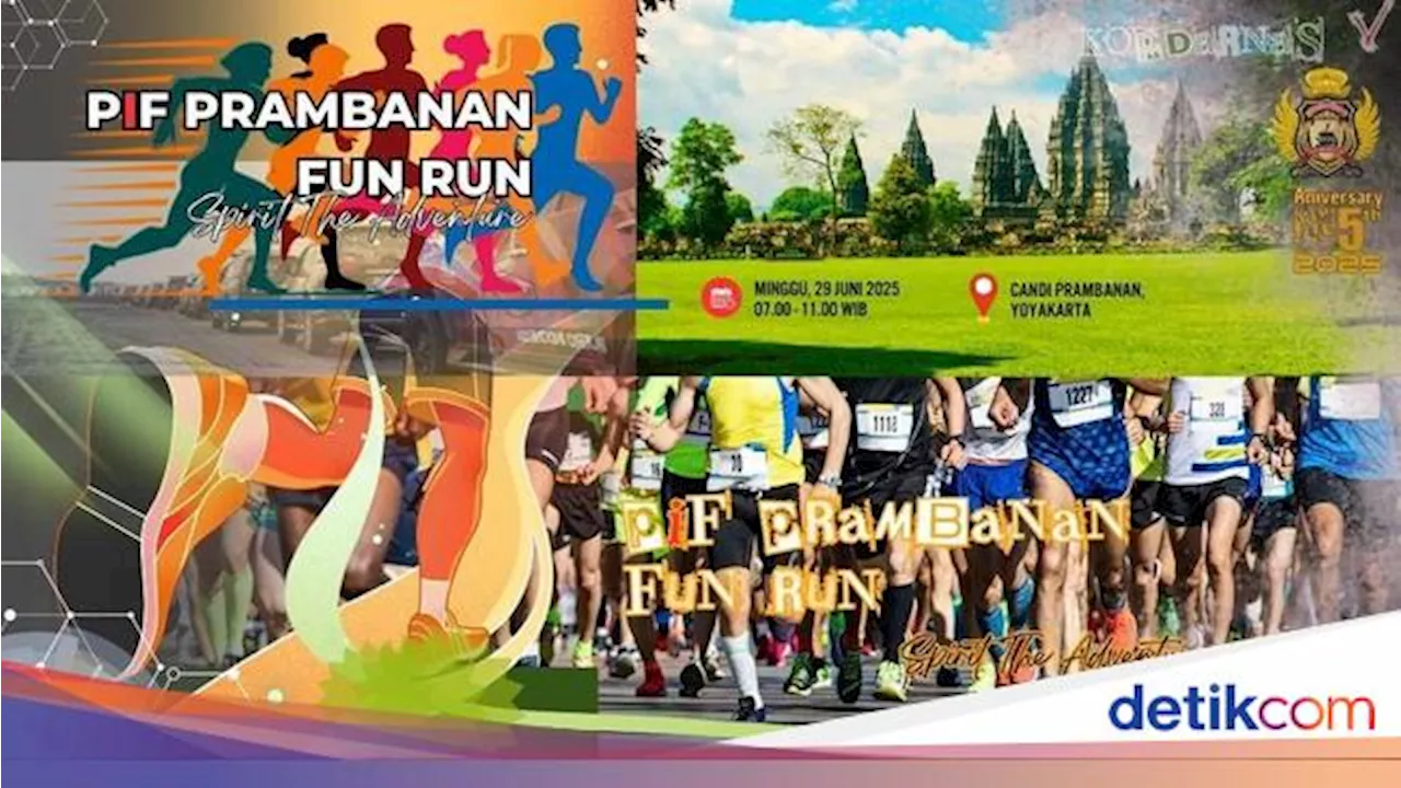 Lari & Nikmati Sunrise Prambanan! Ikut 5K Fun Run Bareng Komunitas PIF