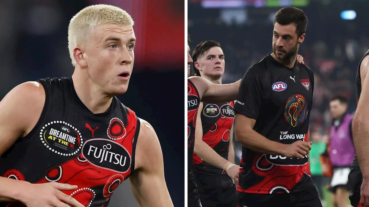 ‘Pretty tough, I won’t lie’: Star’s frank admission as brutal Bombers injury scene worsens