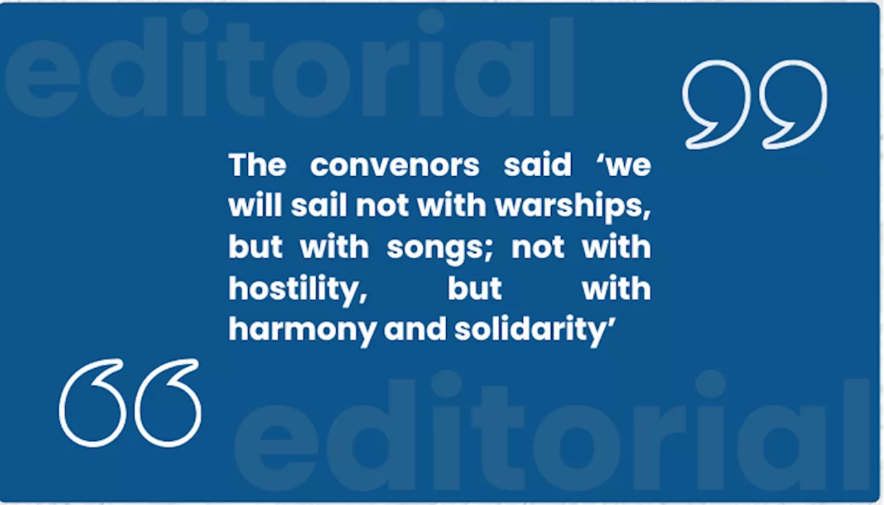 High notes for peace and solidarity