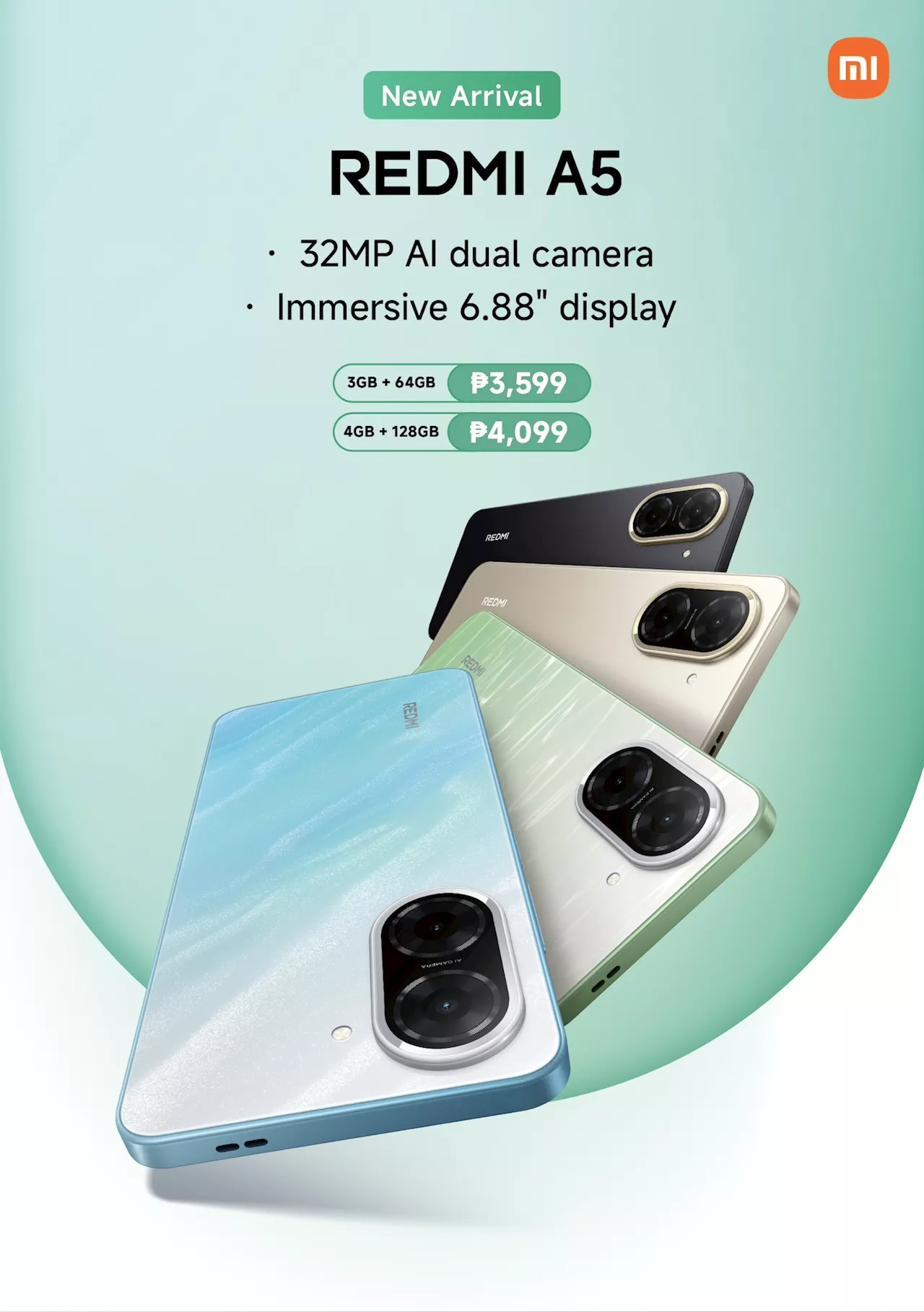 Xiaomi introduces Redmi A5: Powerful camera, performance upgrades wrapped in new design