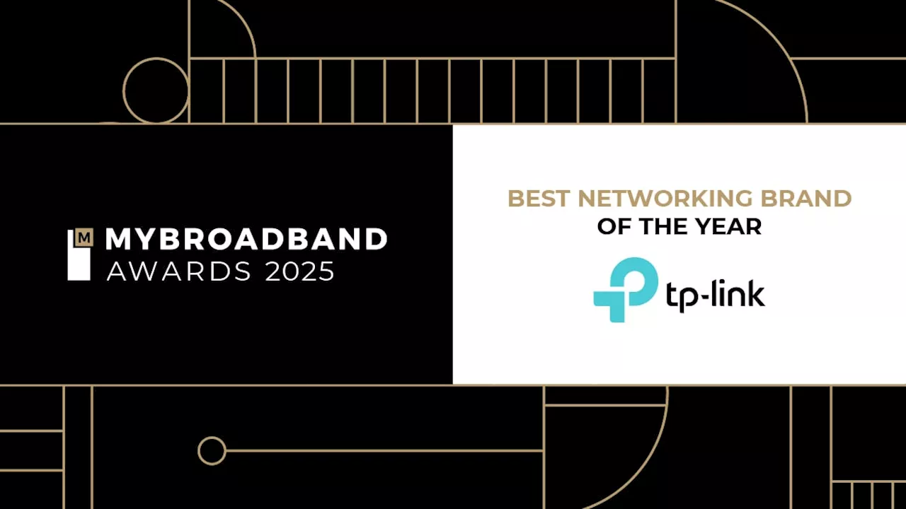 TP-Link wins 2025 MyBroadband Award for Best Networking Brand