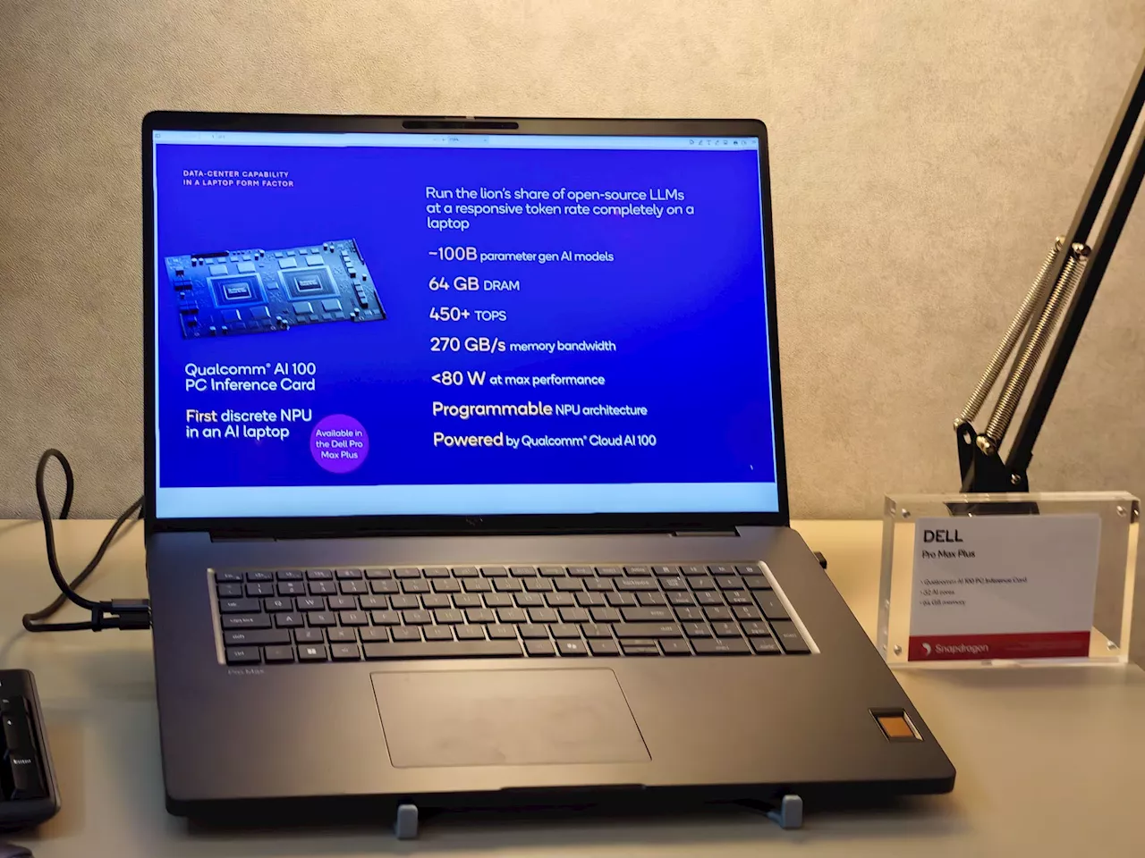 “NPU”も外付けの時代に？450TOPSを誇る推論特化の「Dell Pro Max Plus」