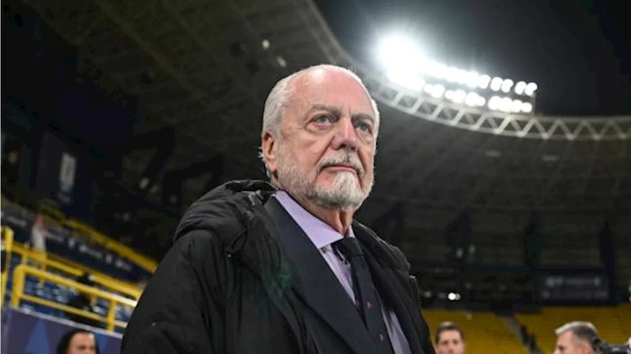 Napoli, De Laurentiis: 'Speriamo sia l'inizio di una continuità. L'anno prossimo più forti'