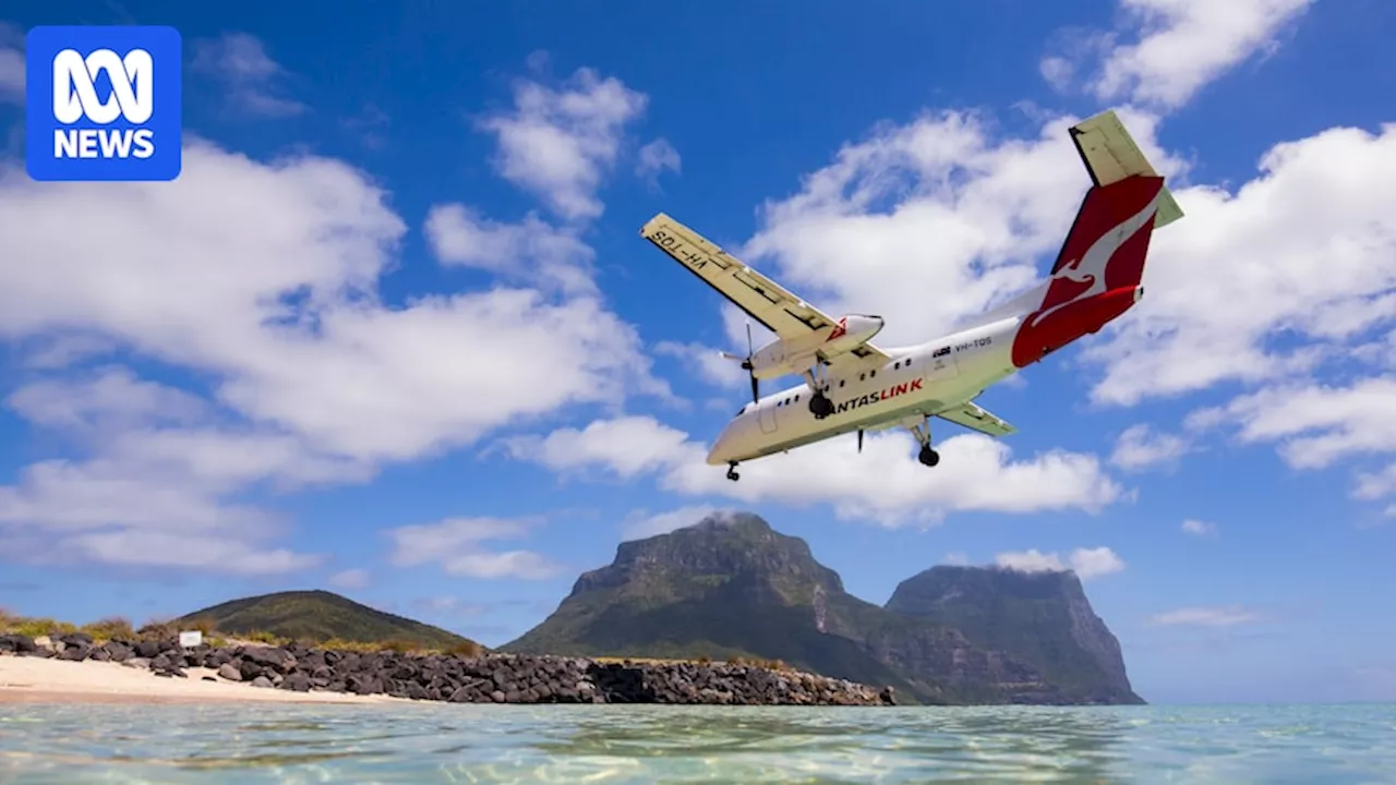 New transport era on Lord Howe Island as Qantas touches down for final time