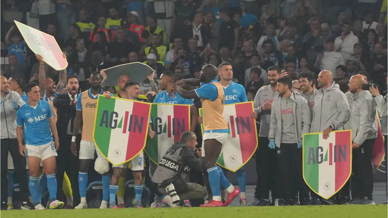 La gioia di Conte, 'vincere a Napoli è difficilissimo'