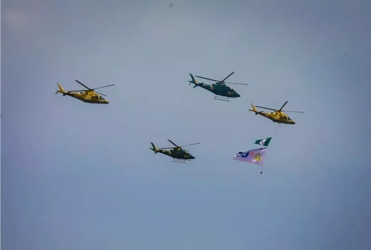 NAF celebrates 61st anniversary with aerial display in Lagos